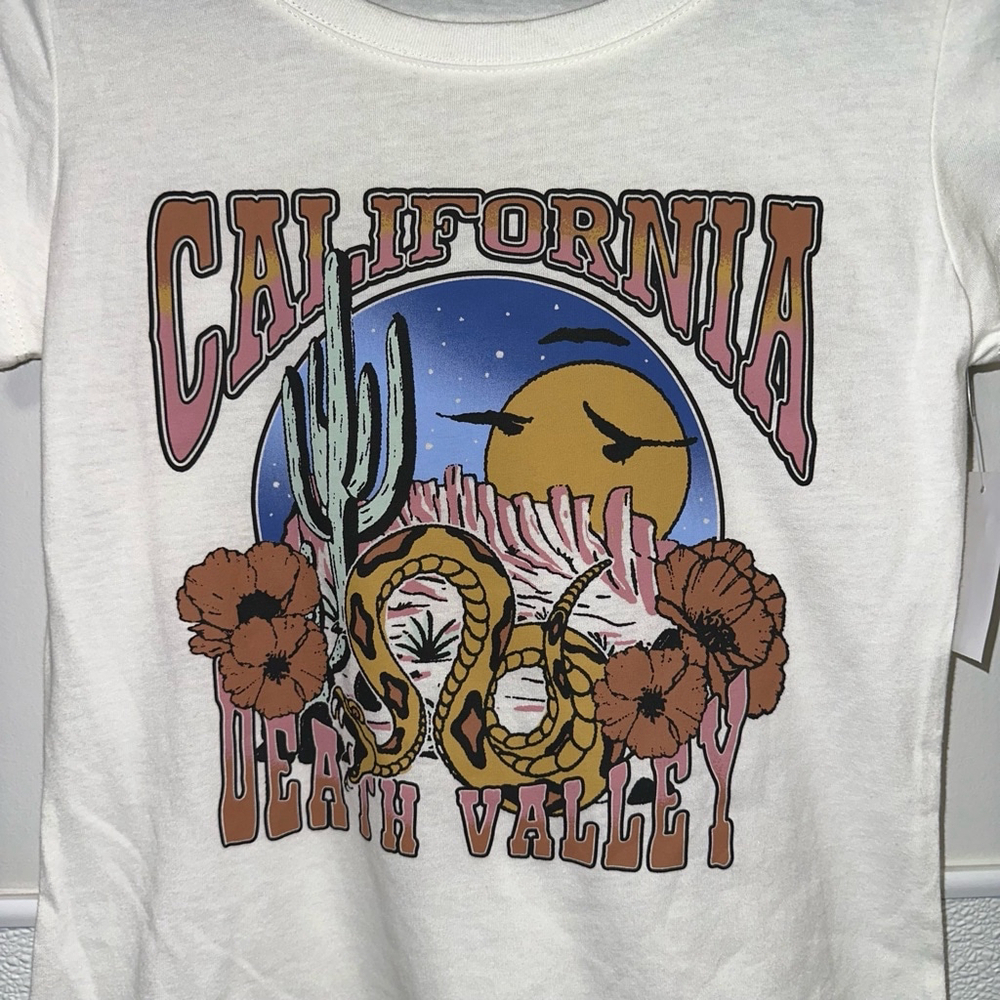 Wound Up T-Shirt Size Medium White Graphic Tee California Death Valley New - Picture 2 of 10